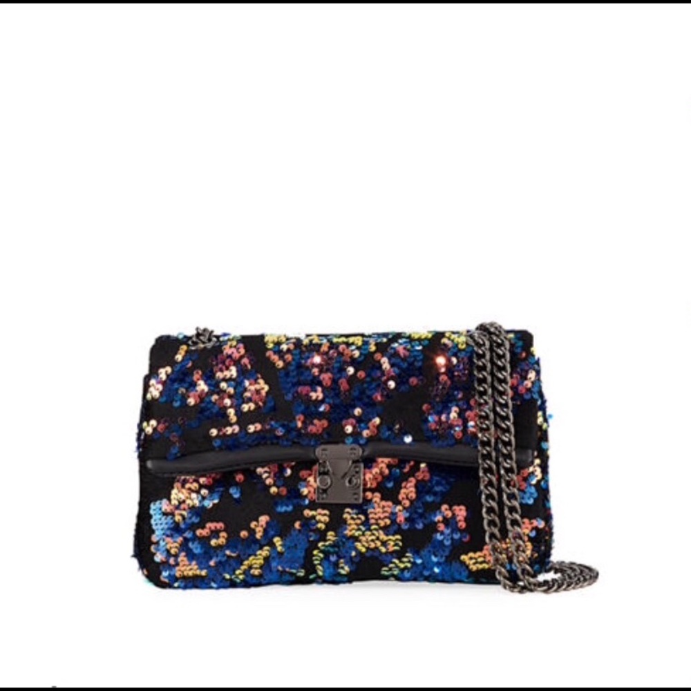 🦋Authentic KC Jagger Blue Velvet/Sequins Purse🦋